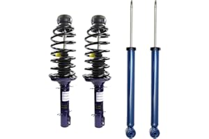 NEWPARTS Front Struts Coil Springs & Rear Shocks Monroe Kit for VW Beetle Golf Jetta City