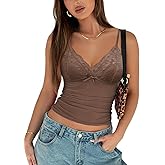 Avidlove Camisole Tops for Women Sexy Tank Tops Cami Y2K Bralette Spaghetti Strap Undershirts Slim Going Out Top Lingerie