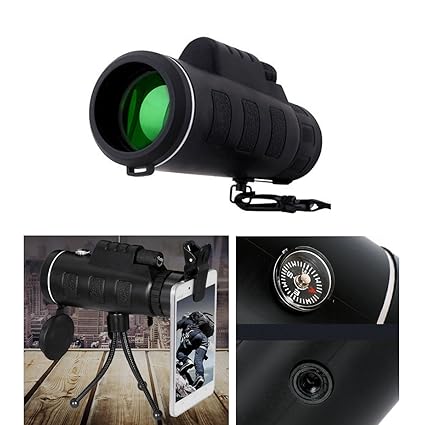 HD Monokulare Teleskop Tragbares Fernglas 40x60 Dual Focus Für die Beobachtung von Jagdreisen, die Ereignisse mit freiem Stat