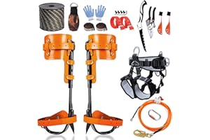 Gdsinstna Tree Climbing Spikes,Tree Climbing Gear,Tree Climbing Kit Suitable for Climbing Trees, Picking Fruits,etc