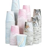 Huifany 300Pack 3 oz Paper Cups Disposable Bathroom Small Mouthwash Cups Bath Cup 3 oz Paper for Bathroom,Birthday Party, Travel, Events, Picnic, BBQ
