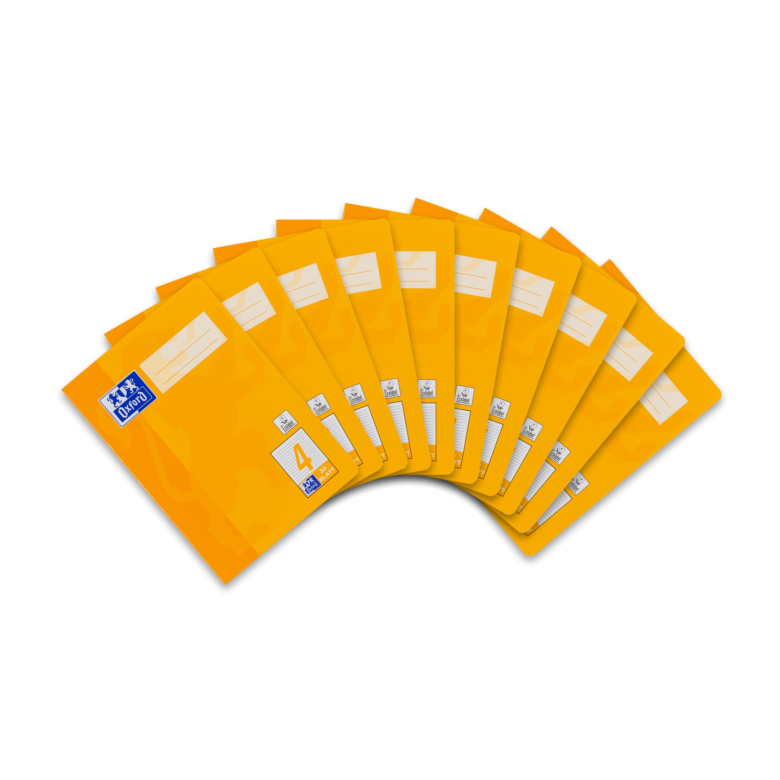 Hamelin Paperbrands Oxford 384503204 School Notebook A4 32 Sheets Line Style 4 Pack of 10