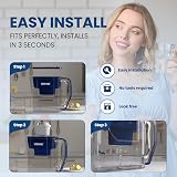 GOLDEN ICEPURE Water Filter Cartridges Brita Maxtra Plus 9 Pack view 7