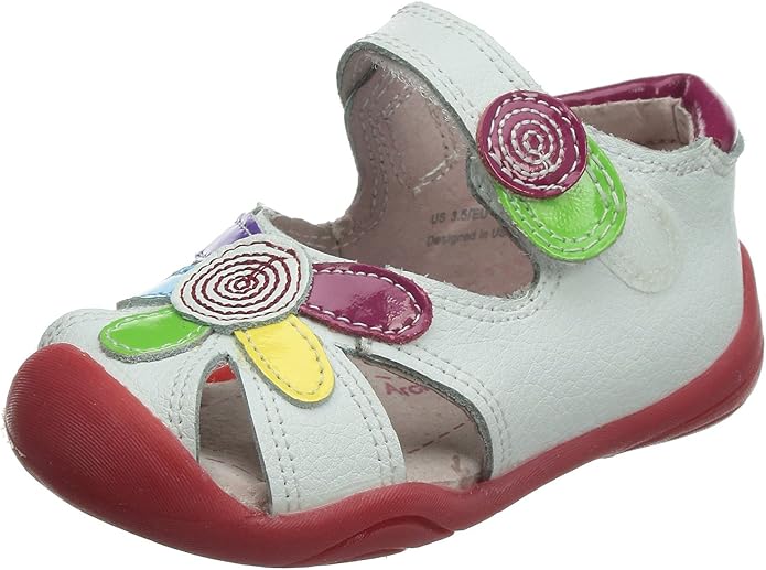 Pediped Daisy Lauflernschuhe Für Baby-Mädchen – Mit Klettverschluss, Leder-Sohle