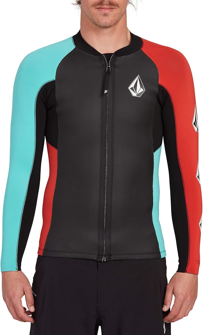 Men's Stone Zip Long Sleeve Neoprene Surf Jacket