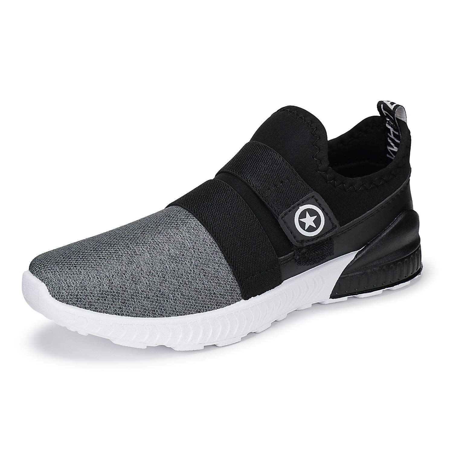 Buy 2ROW Men's Velcro Grey Sports Running Shoes (9) at Amazon.in