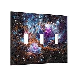 Psychedelic Mysterious Starry Sky 3 Gang Light