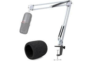 YOUSHARES Solocast Boom Arm Mic Stand, Adjustable Mic Arm Metal Microphone Stand Desk for HyperX Solocast Microphone