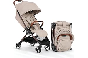 Silver Cross Clic Compact Stroller - Lightweight Travel Stroller for Newborn to Toddler (Birth to 55 lbs.), One-Hand Fold, Li