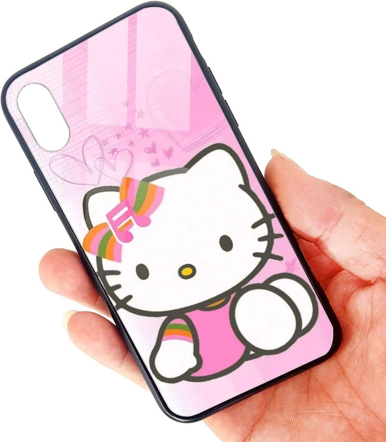 Amazon Co Jp ピンク背景のハローキティ Iphone Xs Max ケース おしゃれ かわいい 全面保護 薄型軽量 耐衝撃 人気 高級感 Tpu 家電 カメラ