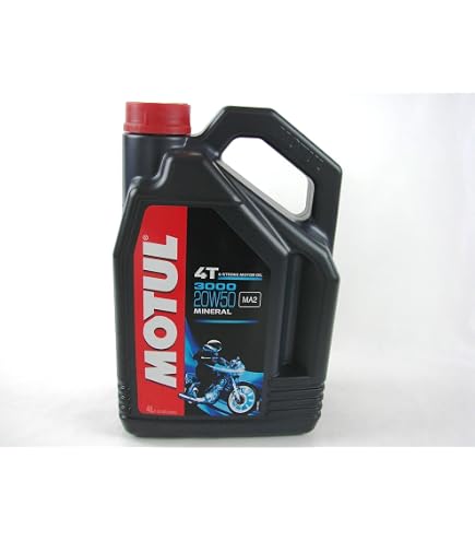 Amazon.com: Motul 3000 4T Oil - 20W50-1L. : Automotive