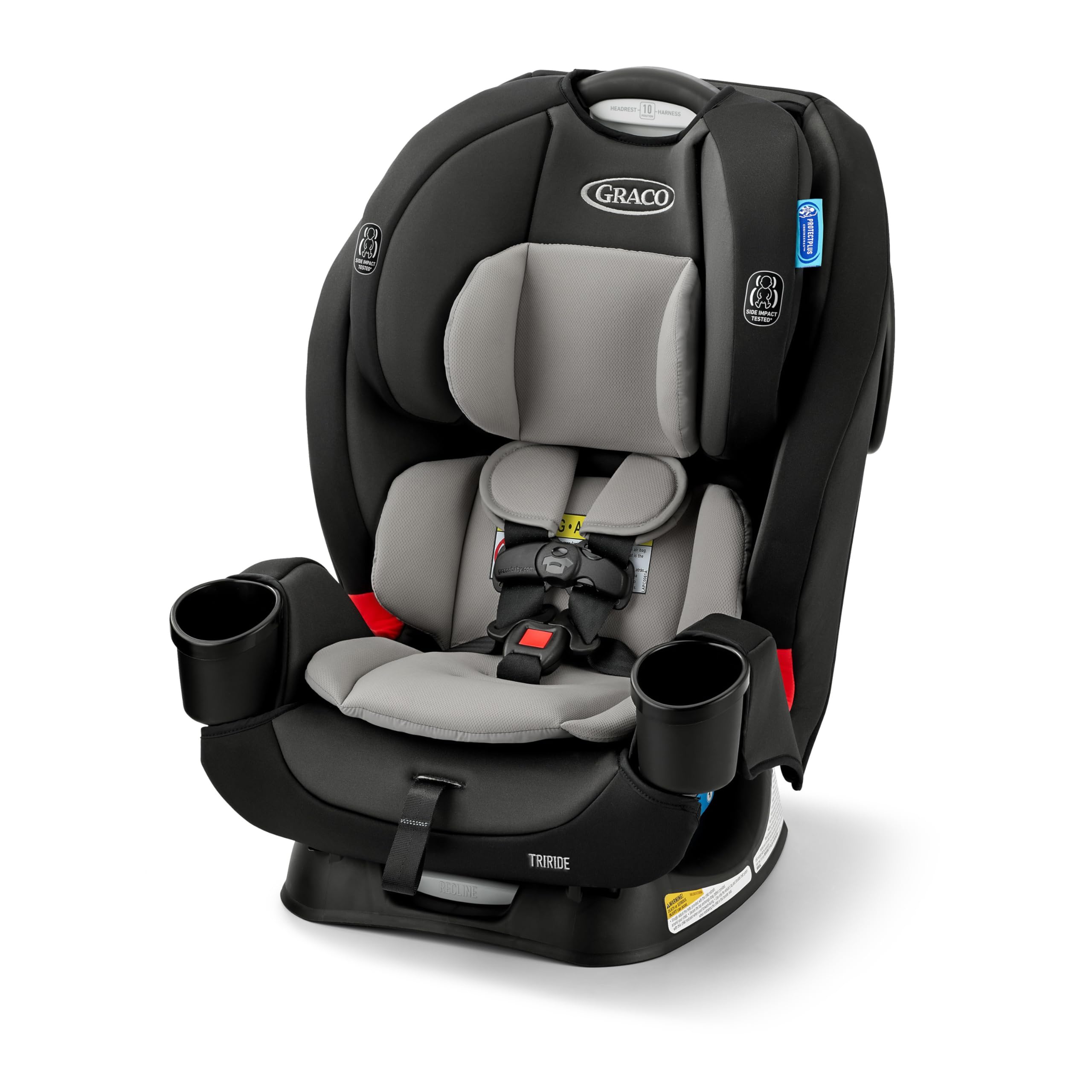 Photo 1 of Graco TriRide 3-in-1 Convertible Car Seat - Highback Booster, Forward & Rear Facing Modes, Suitable from Newborn to Preschooler, Perfect for Long Journeys in Redmond Color