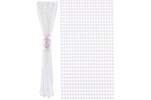ABONDEVER Faux Pearl Bead Necklace Bulk Women Beads Necklaces for Flapper Tea Party Wedding Decorations Valentine's Day Mardi