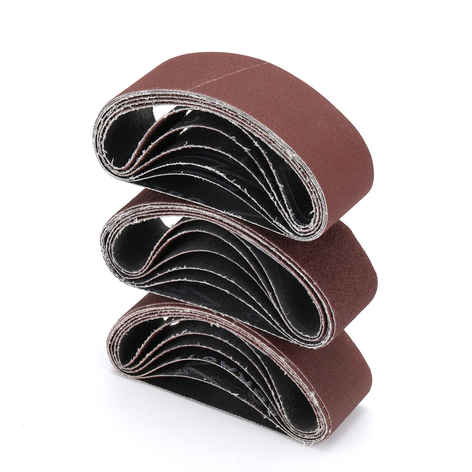 Sanding Belts 40 x 303 mm Pack of 18, Sanding Belt Set of 3 x Grit 40/60/80/120/180/320