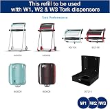 Tork 130073 Heavy-Duty Wiping Paper 2-Ply Blue 170m W1 W2 W3 System view 3