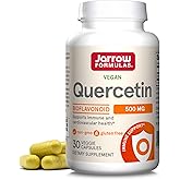 Jarrow Formulas Quercetin 500mg Capsules - 30 Veggie Caps - Supports Antioxidant Status, Cardiovascular Health & Immune Health - 30 Servings