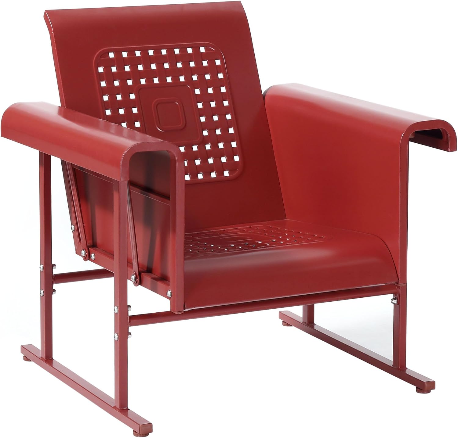 Crosley Veranda Single Glider Chair In Coral Red Amazon.ca Patio