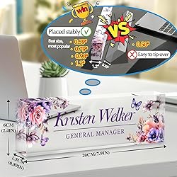 Custom Office Name Plate for Desk - Desk Name Plate