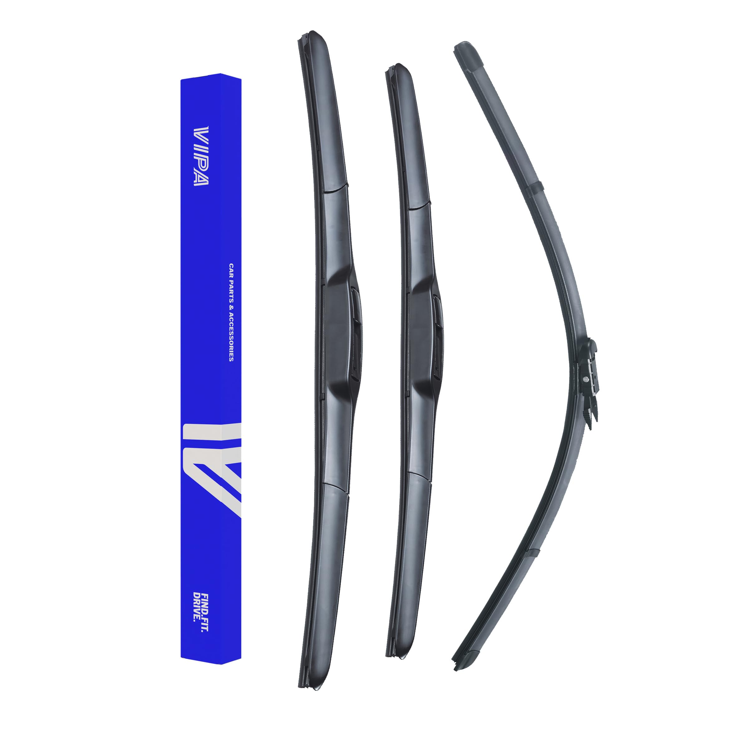 Vipa Car Parts Premium Wiper Blade Set | fits: VAUXHALL INSIGNIA Hatchback (Jul 2008 to May 2017) | All-Weather Performance | Durable, Streak-Free Windshield Wipers | Easy Installation