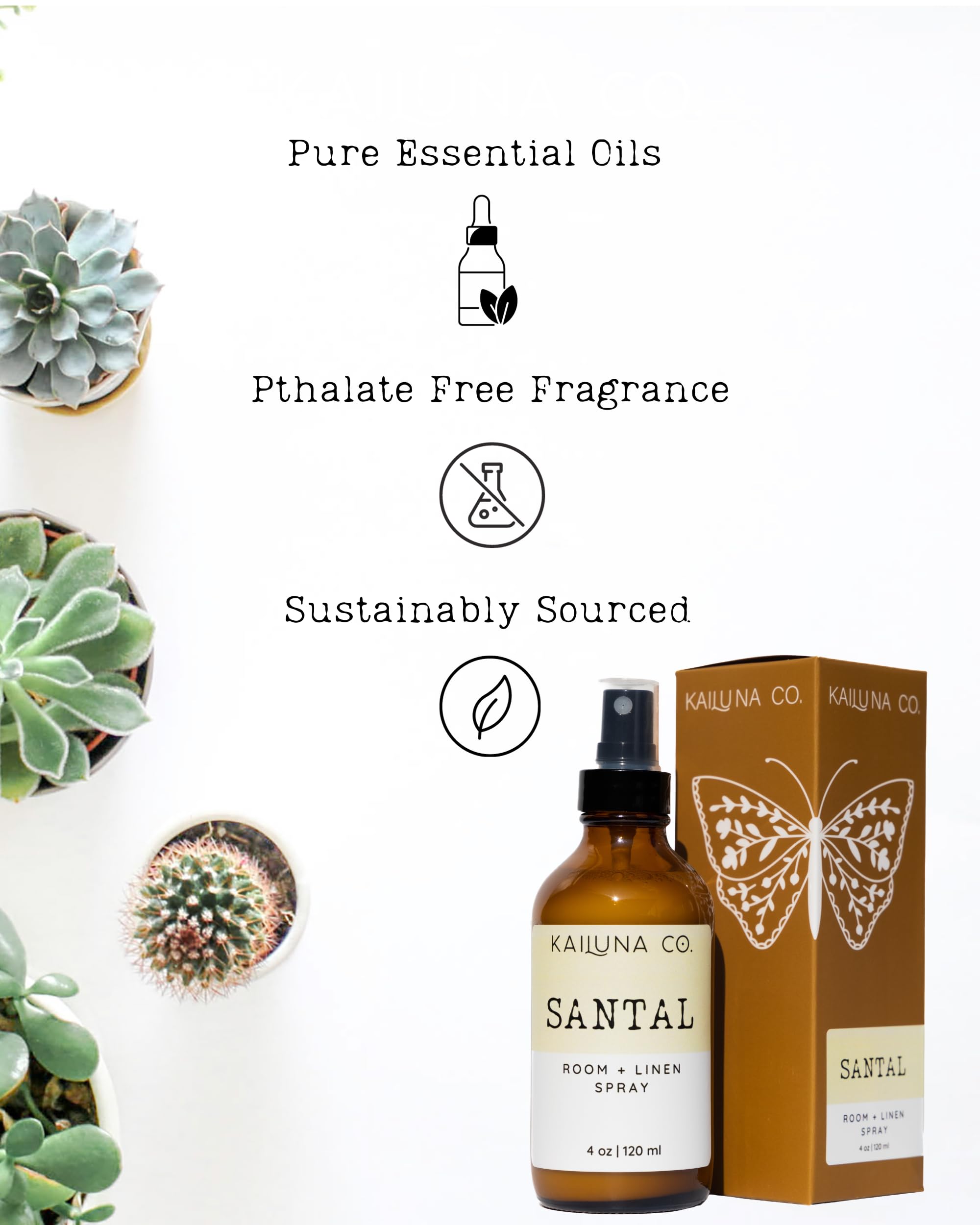 Santal Artisan Natural Room and Linen Spray with