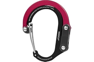Gear AID HEROCLIP (Small) Carabiner Gear Clip and Hook, for Hanging Bags, Purses, Lanterns, Strollers, Tools, Helmets, Water 