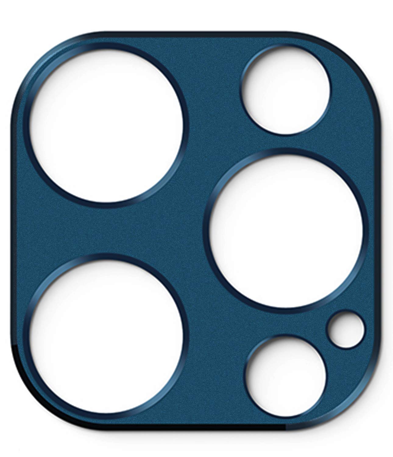 Ringke Camera Styling Compatible with iPhone 12 Pro Camera Lens Protector, Aluminium Frame Tough Protective Cover Sticker - Blue