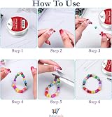 Habercrafts 0.5mm Clear Elastic Thread 20m Spool Beading Necklace Bracelet view 9