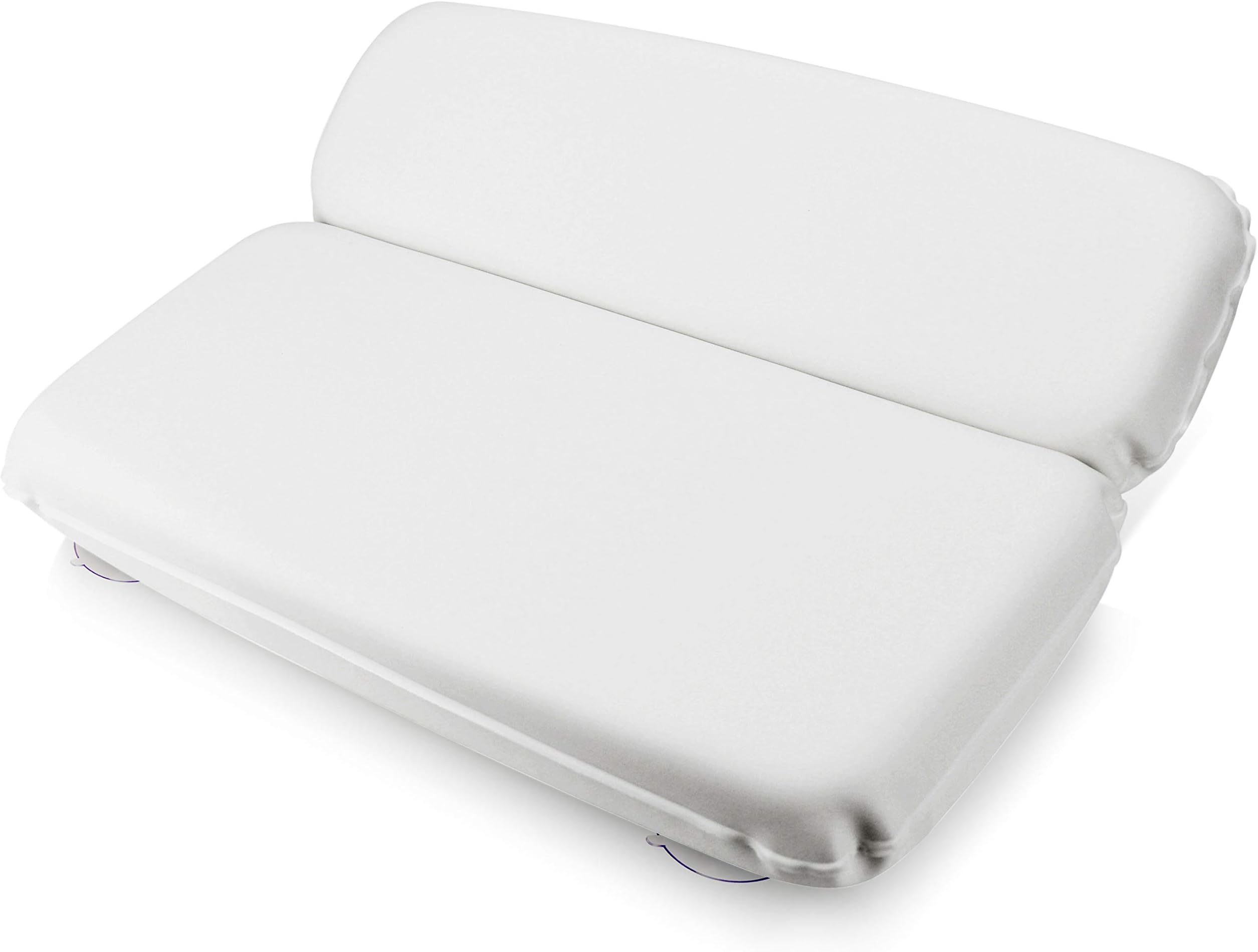 Sierra Concepts Reflection Luxury Bathtub Spa Bath Pillow for Tub, Spa with Seven Strong Grip Suction Cups - Soft, Comfortable, Waterproof for Neck, Head, Shoulder Support (Large 16" x 12")