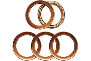 CQSPMOTO 5PCS Pit Dirt Bike Exhaust Crush Gasket for 50cc 110cc 125cc 140cc 150cc 160cc, 32x24.5mm