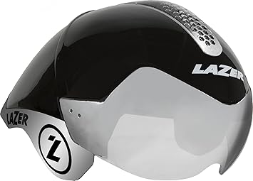 Lazer Wasp Air Tri - Casco de Bicicleta - Negro Contorno de la Cabeza 52-