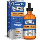 Sovereign Silver Immune Support, Colloidal Silver, 4 fl oz (118 mL) | Bio-Active Silver Hydrosol, 10 ppm, Liquid Dropper