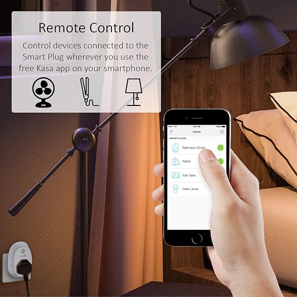 TP Link hs100p3Kasa Smart Wi Fi Enchufe no Requiere Hub 3Unidades