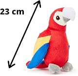 Zappi Co 100% Recycled Plush Parrot Toy 13-15cm Soft Cuddly view 5