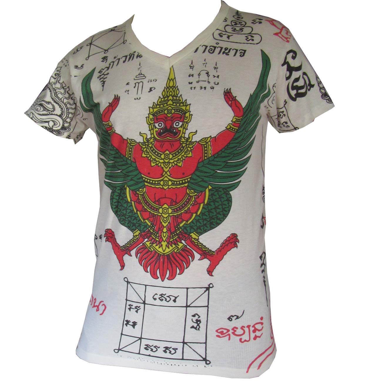 PANASIAM T-Shirt Work Yantra Garuda White M