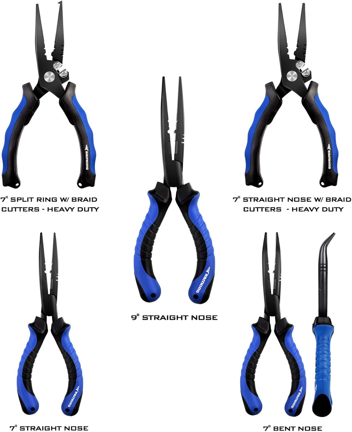 KastKing Intimidator Fishing Pliers, 9 inch Straight Nose : Sports & Outdoors