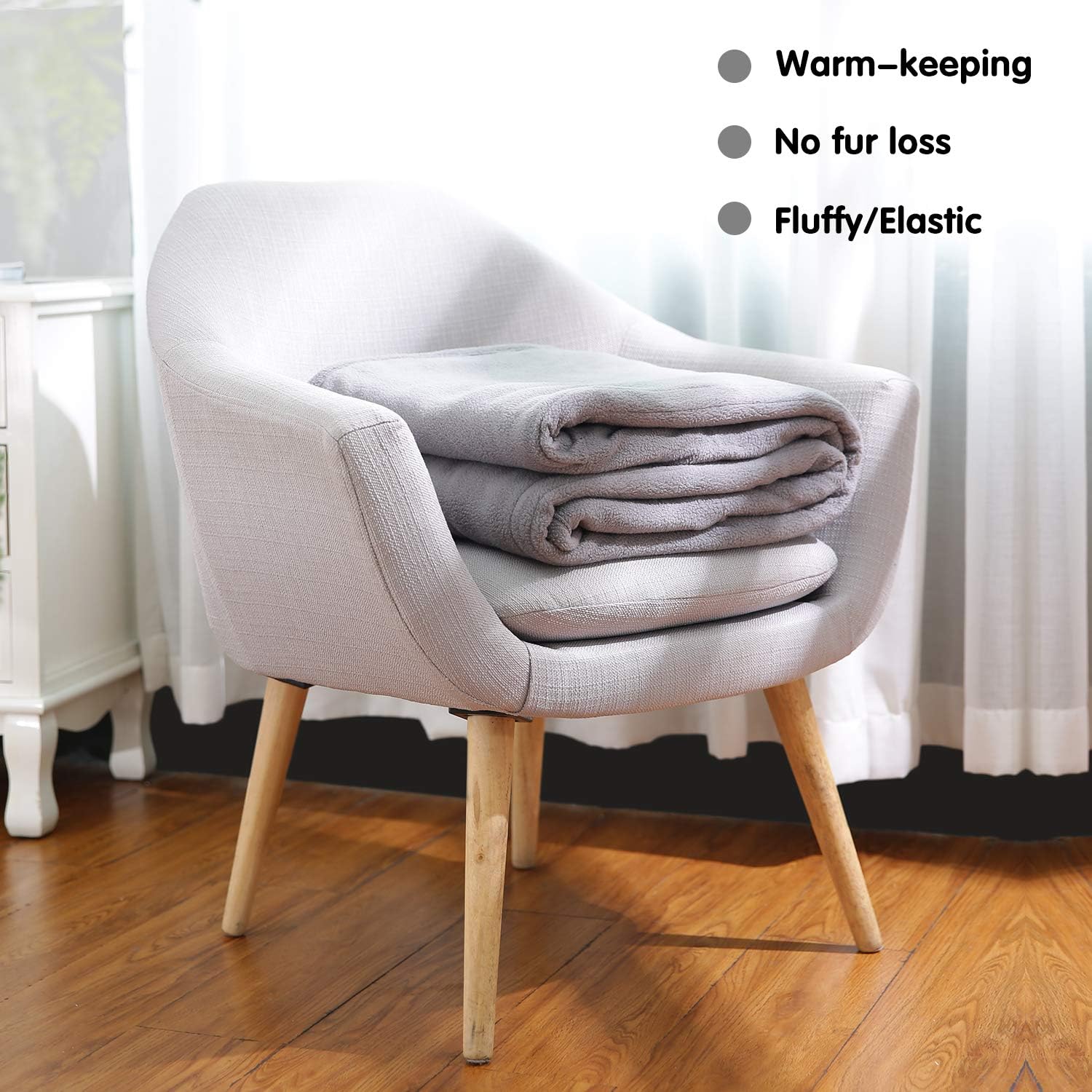 MaxKare Electric Heated Blanket Twin Size 62'' x 84'' Polar Fleece Full Body Warming Premium Microfiber Sofa Blankets with Auto-Off 4 Temperature Settings Overheating Protection: Kitchen & Dining