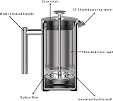 Maison & White French Press Cafetiere Stainless Steel 350 ml 7 Piece Gift Set view 7