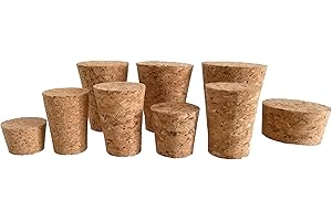DONLAB PSC-3223 Cork Stopper,32mm Top Diameter, 23mm Bottom Diameter,35mm Length(Pack of 10)