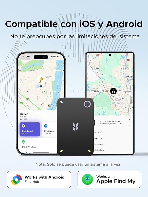 FineTrack Slim Duo 2 Avec iOS Find My et Android Find Hub