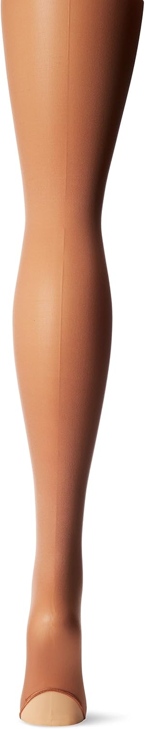 Capezio Girls' Ultra Soft Self Knit Waistband Tight: Clothing