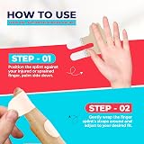 Dr. Arthritis Finger Splint & Handbook for Arthritis & Recovery, S/M Nude view 8