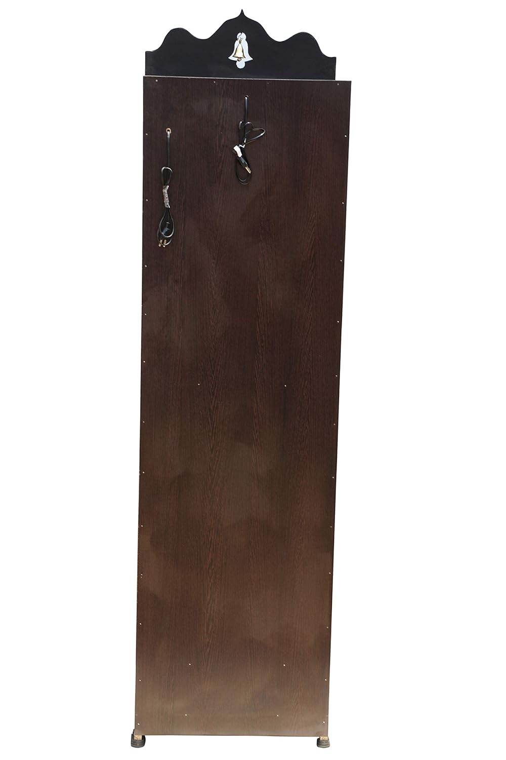 Hudson Pooja Mandir Pooja Cupboard With Extra Storage In Dark