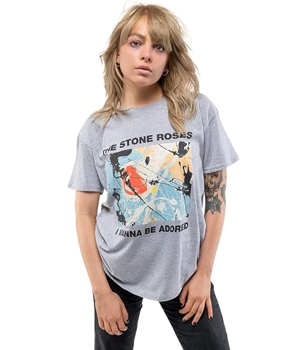 The Stone Roses Adored T Shirt Size XL White | Amazon.com