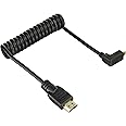 Atomos Right-Angle Micro to Full HDMI Coiled Cable (11.8-17.7 In.)