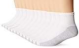 Hanes mens Double Tough Ankle Socks, 12-pair Pack