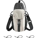 BRBKT Water Bottle Holder with Strap 40/32 oz Crossbody Water Bottle Purse Bag for Women Men with Phone Pocket for Hiking Walking Gym Cycling