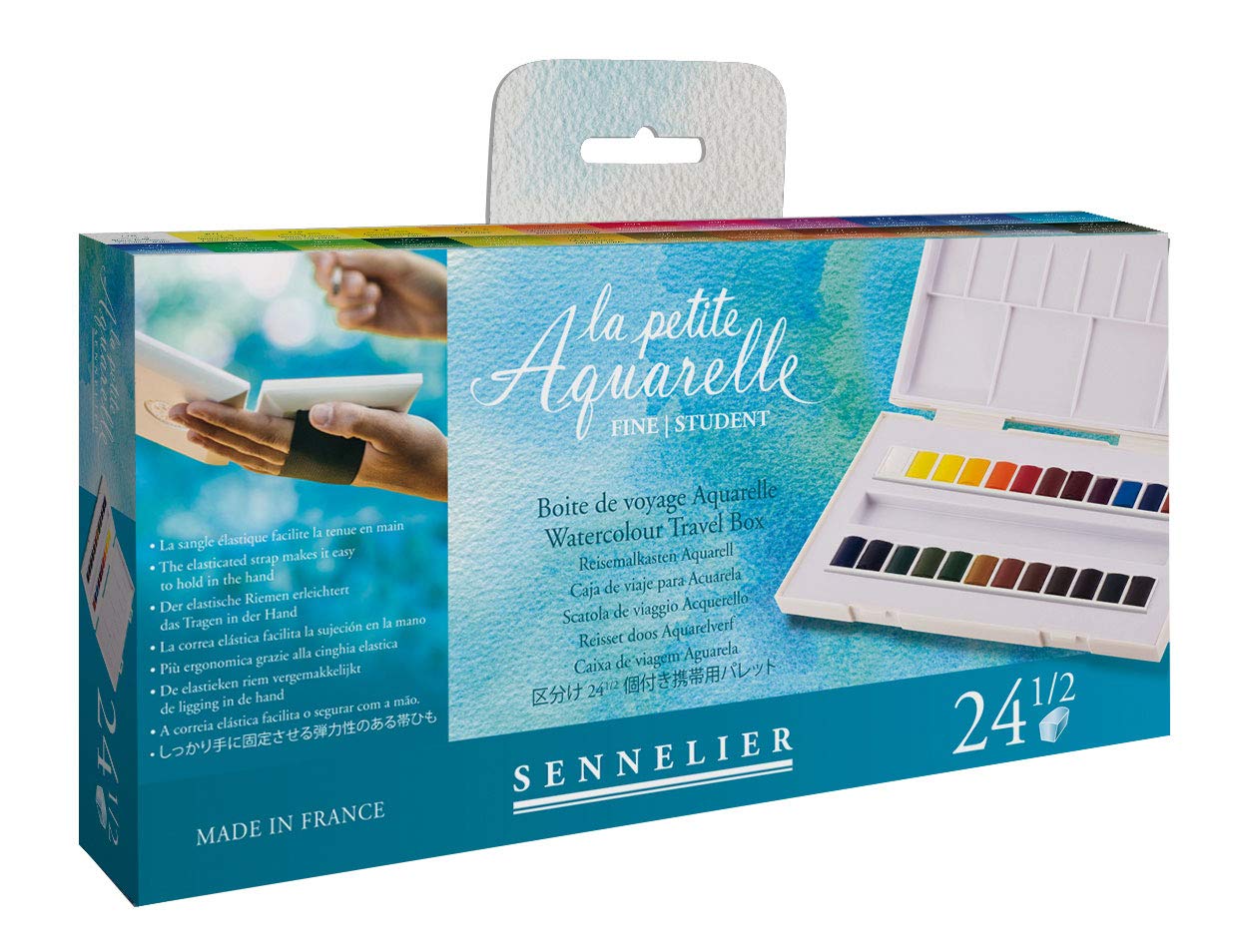 Sennelier La Petite Aquarelle 24 Half Pans