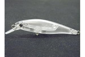 wLure 10 Blank Unpainted Minnow Crankbait Topwater Lipless Jerkbait Fishing Lures V3