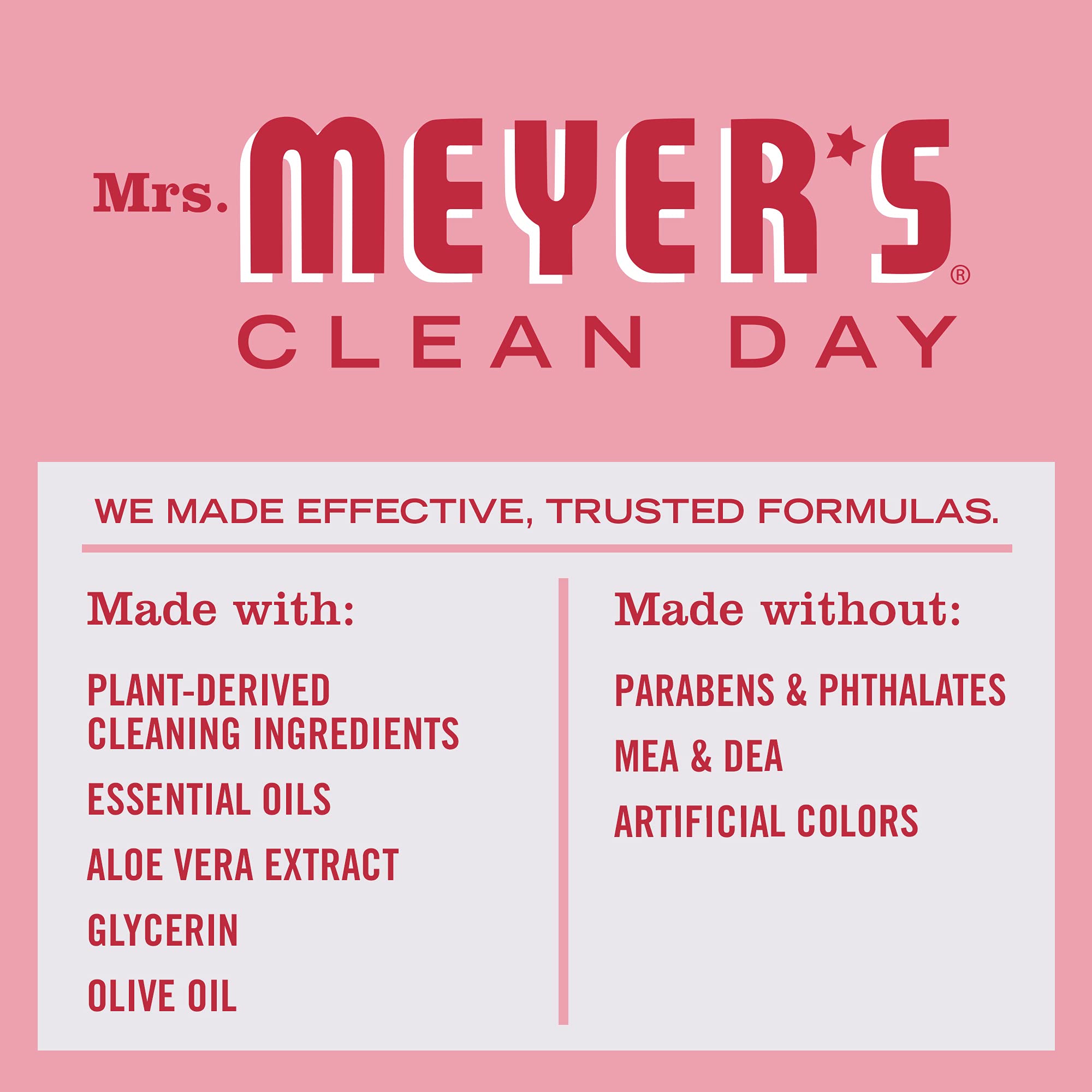 Mrs. MEYER'S CLEAN DAY Liquid Hand Soap, Peppermint, 12.5 oz (Pack of 3)