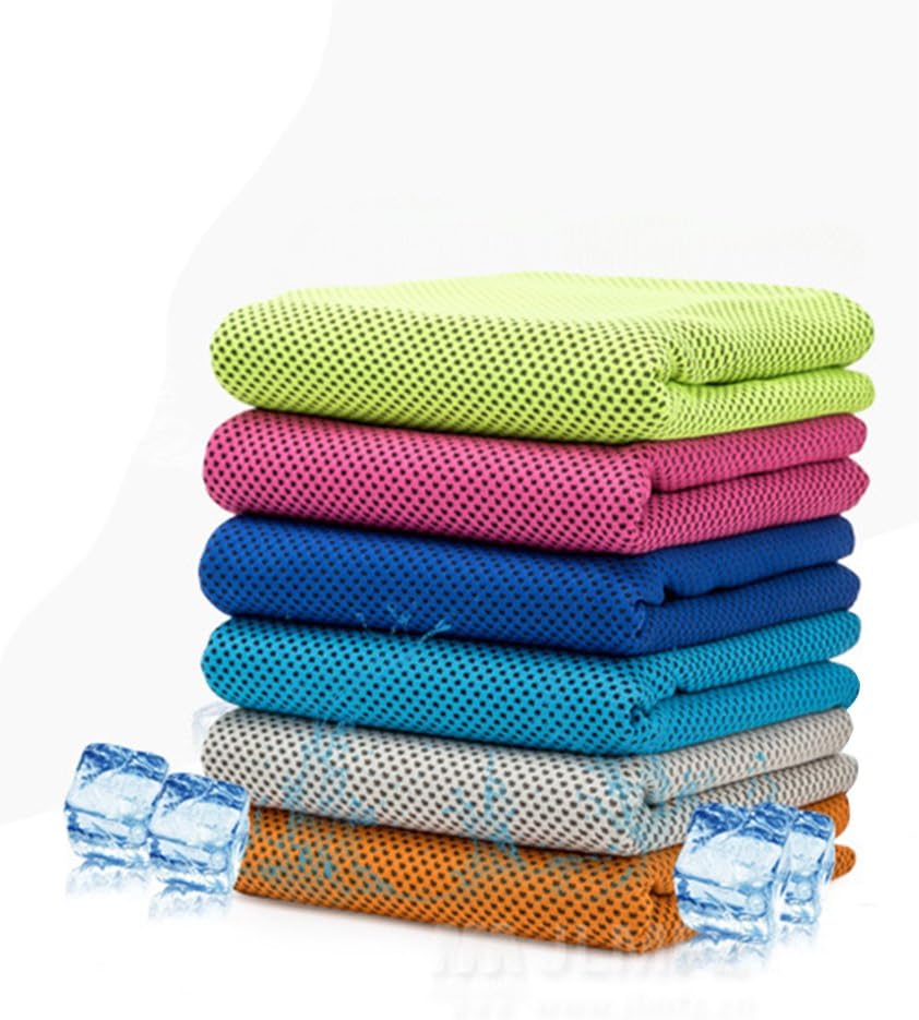 hjuns Sports Cooling Towel Breathable Ice Mesh Scarf Neck Cooler - Extra Long 12 x 40 inches